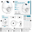 MamaLivre Smart™  Bomba Tira Leite Elétrica Sem Fio com Coletor Vestível, LED Inteligente e Extração Hands Free