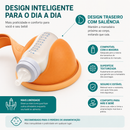 MãosLivres Baby™  Suporte Silicone para Mamadeira com Alimentação Mais Prática e Confortável
