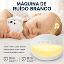 CalmDream Baby™  Máquina de Som Branco para Bebê com Luz Noturna, Timer e Sons Relaxantes para Dormir