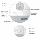 CalmDream Baby™  Máquina de Som Branco para Bebê com Luz Noturna, Timer e Sons Relaxantes para Dormir