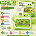 MagnetDraw Beads™  Lousa Magnética Montessori com Esferas Coloridas para Coordenação, Criatividade e Aprendizado Infantil