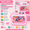 MagnetDraw Beads™  Lousa Magnética Montessori com Esferas Coloridas para Coordenação, Criatividade e Aprendizado Infantil