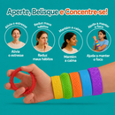 Pulseiras Sensoriais Antiestresse™  Kit Fidget Bracelets Relaxantes para Crianças e Adultos