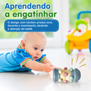 RolliBaby Montessori™  Brinquedo Sensorial Rolante para Tummy Time e Desenvolvimento do Bebê