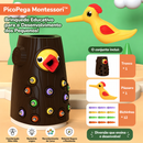 PicoPega Montessori™  Jogo do Pica-Pau Magnético Educativo para Coordenação e Desenvolvimento Infantil