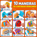 BusyBox Montessori™  Cubo Sensorial Educativo para Coordenação Motora e Desenvolvimento Infantil