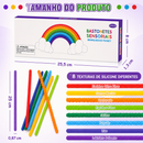 SpinFlex Sensorial™ – Spinner Flexível Antiestresse com Ventosa e Tubo Pop para Crianças e Adultos