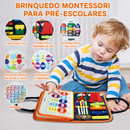 Painel das Descobertas™  Busy Board Montessori Educativo para Coordenação Motora e Aprendizado Infantil