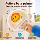 TamborBaby Musical™  Pandeiro Infantil Montessori Sensorial para Coordenação e Desenvolvimento Musical