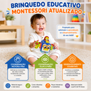 BusyBaby Montessori™  Cubo Sensorial Educativo para Coordenação Motora, Aprendizado e Desenvolvimento Infantil