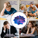 HexaSpin Sensorial™  Spinner Antiestresse Geométrico para Relaxamento, Foco e Diversão Sensorial