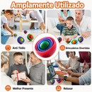 GyroSpin Sensorial™  Spinner Giroscópio Antiestresse para Relaxamento, Foco e Coordenação Motora