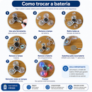 GlowSpin LED™  Spinner Luminoso Antiestresse com Luz LED para Relaxamento, Foco e Diversão Sensorial