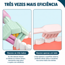 Smile360 Sensorial™  Escova Dental 3 Lados Ultra Macia para Sensibilidade, Autismo e Higiene Completa