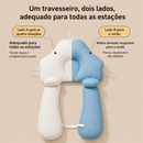 DreamNest Baby™  Travesseiro Calmante para Bebê com Apoio Confortável para Sono e Amamentação