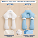 DreamNest Baby™  Travesseiro Calmante para Bebê com Apoio Confortável para Sono e Amamentação
