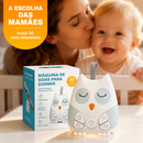 SleepCloud Baby™  Máquina de Som Branco para Bebê com Luz Noturna, Sons Relaxantes e Sensor de Choro