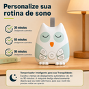 SleepCloud Baby™  Máquina de Som Branco para Bebê com Luz Noturna, Sons Relaxantes e Sensor de Choro