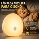 DreamGlow Sleep™  Máquina de Som Branco com Luz RGB Relaxante para Bebê, Sono Tranquilo e Ambiente Calmante