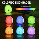 DreamGlow Sleep™  Máquina de Som Branco com Luz RGB Relaxante para Bebê, Sono Tranquilo e Ambiente Calmante
