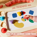MagicDraw Montessori™  Lousa Magnética Infantil para Desenho, Escrita e Desenvolvimento Criativo das Crianças