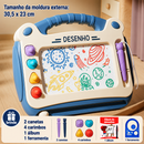 MagicDraw Montessori™  Lousa Magnética Infantil para Desenho, Escrita e Desenvolvimento Criativo das Crianças