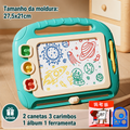 MagicDraw Montessori™  Lousa Magnética Infantil para Desenho, Escrita e Desenvolvimento Criativo das Crianças