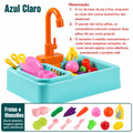 Mini LavaLouças Kids™  Pia Infantil com Água de Verdade, Cozinha Montessori e Brincadeira Educativa para Crianças