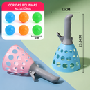 CatapultFun Kids™  Jogo de Catapulta Infantil com Bolinhas para Coordenação, Reflexo e Diversão em Família