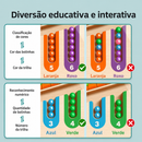 MazeColor Montessori™  Labirinto Magnético Educativo de Cores e Números para Coordenação Motora e Concentração Infantil