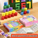 CubGeoMind Cube™  Cubo Magnético Educativo de Geometria 3D para Matemática, Coordenação e Raciocínio Espaciale Teaching Aids Space Elementary School Students Mathematics Solid Geometry Puzzle Model Magnetic Suction