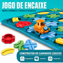 RoadMind Montessori™  Jogo Educativo de Construção de Estradas e Labirinto Lógico para Coordenação e Raciocínio Infantil