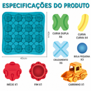 RoadMind Montessori™  Jogo Educativo de Construção de Estradas e Labirinto Lógico para Coordenação e Raciocínio Infantil