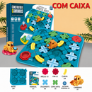 RoadMind Montessori™  Jogo Educativo de Construção de Estradas e Labirinto Lógico para Coordenação e Raciocínio Infantil