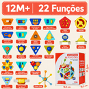 BusyCube Master™  Cubo Sensorial Montessori 22 em 1 para Coordenação Motora, Aprendizado e Desenvolvimento Infantil