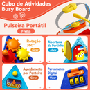 BusyCube Master™  Cubo Sensorial Montessori 22 em 1 para Coordenação Motora, Aprendizado e Desenvolvimento Infantil