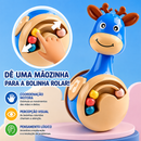 WobbleBaby Montessori™  Brinquedo Tumbler Educativo para Bebês com Movimento Sensorial e Coordenação Motora