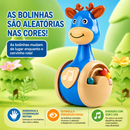 WobbleBaby Montessori™  Brinquedo Tumbler Educativo para Bebês com Movimento Sensorial e Coordenação Motora
