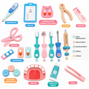 Pequeno Doutor™™  Kit Médico Infantil de Madeira para Faz de Conta, Imaginação e Desenvolvimento Infantil