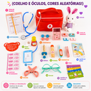 Pequeno Doutor™™  Kit Médico Infantil de Madeira para Faz de Conta, Imaginação e Desenvolvimento Infantil