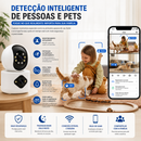 BabyWatch 360™  Babá Eletrônica Wi-Fi 360° com Visão Noturna, Áudio Bidirecional e Monitoramento pelo Celular