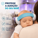 SilenceBaby™  Abafador de Ruído para Bebês com Proteção Auditiva, Sono Tranquilo e Viagens