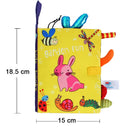 SafariBook Sensorial™  Livro Sensorial Montessori para Bebês com Animais, Texturas e Desenvolvimento Infantil