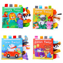 SafariBook Sensorial™  Livro Sensorial Montessori para Bebês com Animais, Texturas e Desenvolvimento Infantil