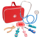 Pequeno Doutor™™  Kit Médico Infantil de Madeira para Faz de Conta, Imaginação e Desenvolvimento Infantil