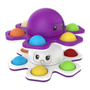 MoodSpin Sensorial™  Spinner Pop It Antiestresse com Carinhas Divertidas para Relaxamento e Diversão