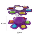 MoodSpin Sensorial™  Spinner Pop It Antiestresse com Carinhas Divertidas para Relaxamento e Diversão