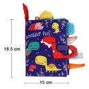 SafariBook Sensorial™  Livro Sensorial Montessori para Bebês com Animais, Texturas e Desenvolvimento Infantil