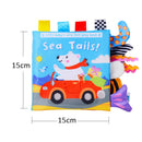 SafariBook Sensorial™  Livro Sensorial Montessori para Bebês com Animais, Texturas e Desenvolvimento Infantil