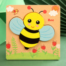 ZooPuzzle 3D Montessori™  Quebra-Cabeça Infantil de Madeira com Animais e Veículos para Coordenação e Aprendizado